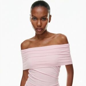 Aritzia Babaton Streamline Sleeveless Top Pink Size 2XS